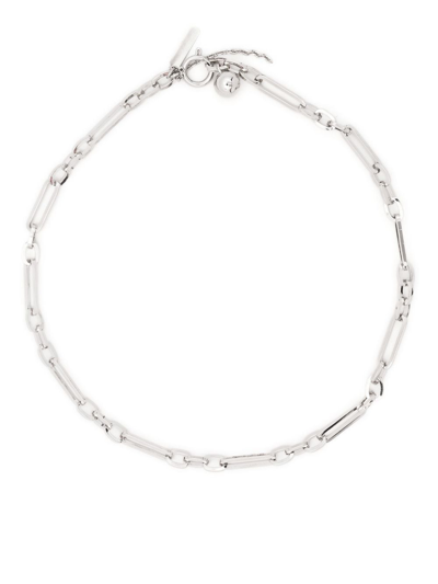 Justine Clenquet Aline Chain Necklace In Silver