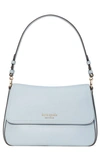 Kate Spade Hudson Pebble Leather Medium Convertible Shoulder Bag In Ocean Beach