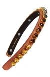 Lele Sadoughi Ombre Embellished Gigi Headband In Copper Ombre