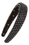 LELE SADOUGHI ALICE RHINESTONE MESH HEADBAND