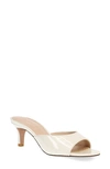 Pelle Moda Balin Kitten Heel Sandal In White