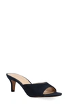 Pelle Moda Balin Kitten Heel Sandal In Midnight