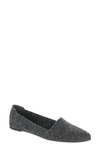 Mia Women's Corrine Pointed Toe Flat Women's Shoes In Charcoal