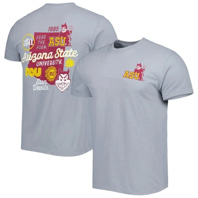 Image One Graphite Arizona State Sun Devils Vault State Comfort T-shirt