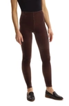 Commando Classic Velvet Leggings In Greige