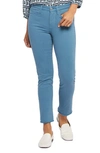 Nydj Sheri Ankle Fray Hem Slim Jeans In Blue
