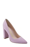 Marc Fisher Ltd Abilene Pointed Toe Pump In Light Purple Suede