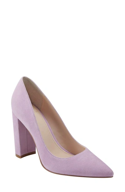 Marc Fisher Ltd Abilene Pointed Toe Pump In Light Purple Suede