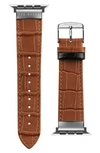 TED BAKER CROC EMBOSSED LEATHER APPLE WATCH® BAND