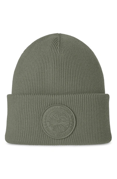 Canada Goose Arctic Merino Wool Toque Beanie In Sagebrush