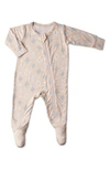 Baby Grey By Everly Grey Babies' Print Footie In Mosaic