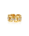 Roberto Coin 18K YELLOW GOLD POIS MOI BAND RING WITH DIAMONDS,PROD193920276