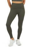 Spanx Booty Boost Active Leggings In Dark Palm