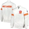 Starter White Tampa Bay Buccaneers The Power Forward Full-snap Jacket In White