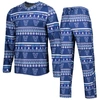 Concepts Sport Men's  Navy Villanova Wildcats Swivel Long Sleeve T-shirt And Pants Sleep Set In Navy