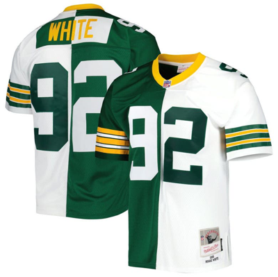 Mitchell & Ness Reggie White Green/white Green Bay Packers 1996 Split Legacy Replica Jersey