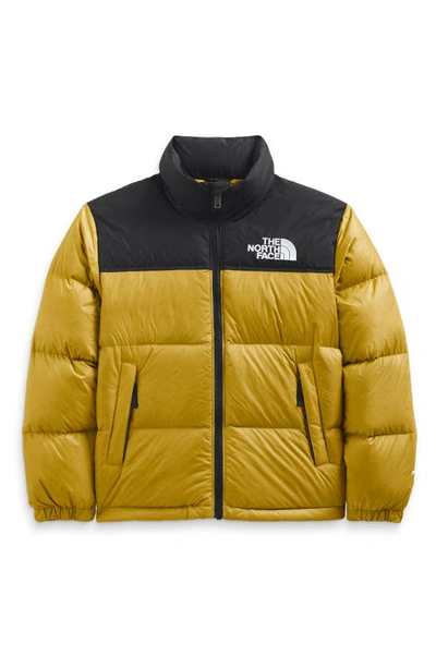 The North Face Inc Kids' 1996 Retro Nuptse Jacket In Mineral Gold | ModeSens