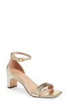 27 Edit Naturalizer Iriss Ankle Strap Sandal In Light Gold