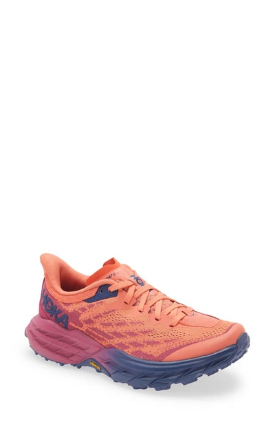 Hoka Speedgoat 5 Trail Running Shoe In Festival Fuchsia / Camellia