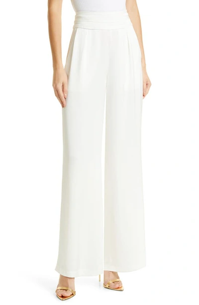 Ramy Brook Ava Wide Leg Pant In Ivory