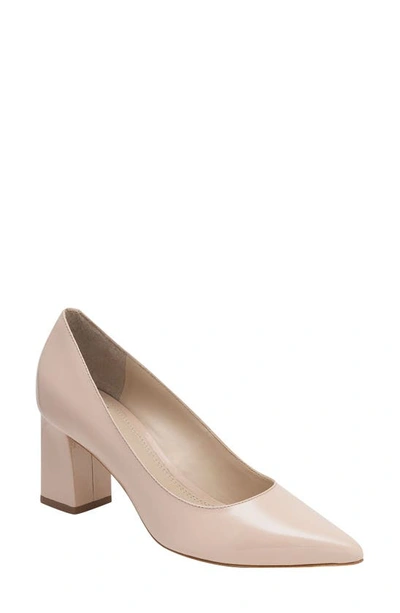 Marc Fisher Ltd Zala Block Heel Pump In Light Natural 263