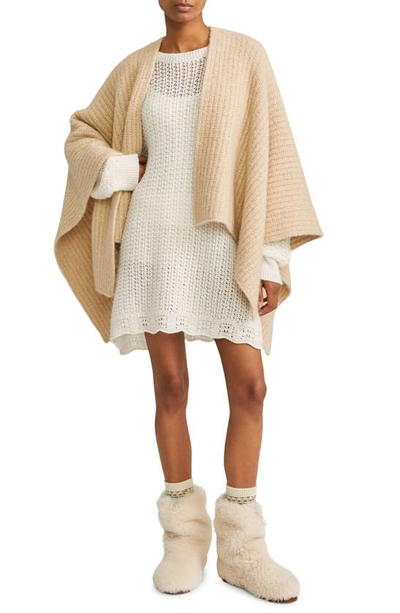 Loro Piana Cashmere And Silk Oversized Sweater In White