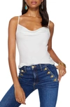Ramy Brook Abigail Cowl Neck Tank Top In Ivory