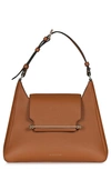 Strathberry Multrees Leather Hobo In Tan