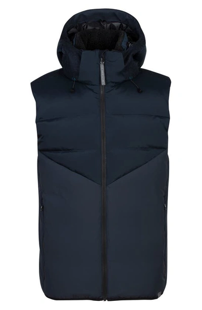 Capranea Palois Quilted Down Vest In Midnight Navy