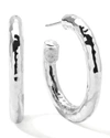 Ippolita Sterling Silver Classico Hoop Earrings In Silver