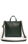 Madewell The Small Transport Crossbody Bag In Forest