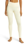 Alo Yoga Airbrush High Waist Leggings In Yellow