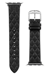 TED BAKER QUILTED LEATHER APPLE WATCH® WATCHBAND