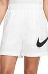 Nike Women's  Sportswear Essential High-rise Woven Shorts In White