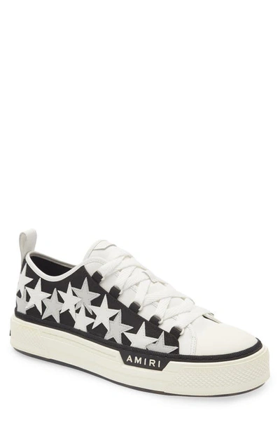 Amiri Stars Low Top Sneaker In Black