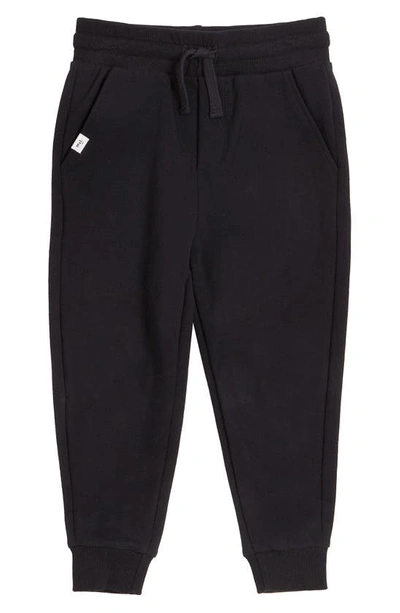 Miles The Label Babies' Stretch Organic Cotton Joggers In Black