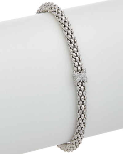 Phillip Gavriel Silver Diamond Bracelet