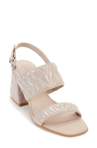 Karl Lagerfeld Sarina Sandal In Dune Pink