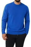 Good Man Brand Cashmere Crewneck Sweater In Clematis Blue