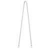 Longchamp Shoulder Strap  Chaîne In Silver