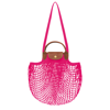 Longchamp Top Handle Bag Le Pliage Filet In Candy