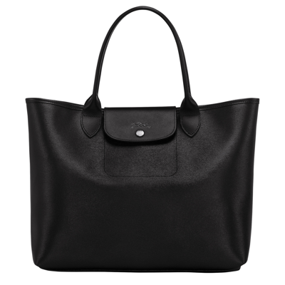 Longchamp Top Handle Bag Le Pliage City In Black