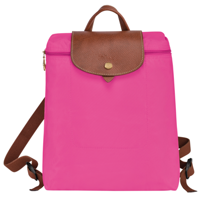 Longchamp Backpack Le Pliage Original In Candy