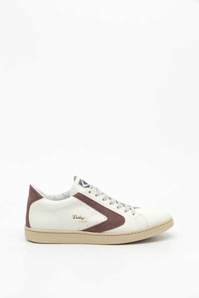 Valsport Val Sport Sneakers Tournament Nappa Suede Bian/brown/rose In White