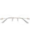 CARTIER ROUND RIMLESS OPTICAL GLASSES