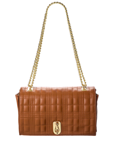 Persaman New York Denise Quilted Leather Shoulder Bag In Brown