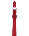 MICHELE 12MM ALLIGATOR STRAP, GARNET,PROD136530189