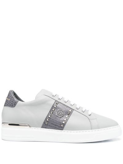 Philipp Plein The Plein Original Tm Low-top Sneakers In 灰色