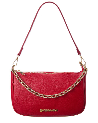 Persaman New York Gia Leather Crossbody In Red