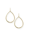 Ippolita Classico 18k Yellow Gold Sculpted Open Teardrop Earrings In Gold